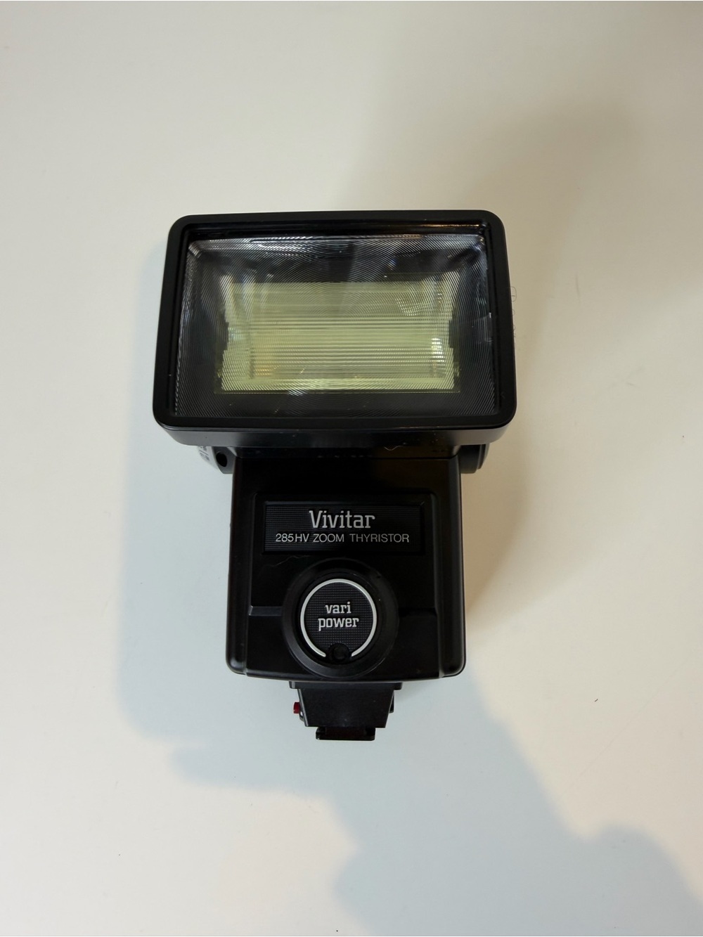 Vivitar 285HV Zoom Thyristor Camera Flash Speedlight + V 285 panel attachment
